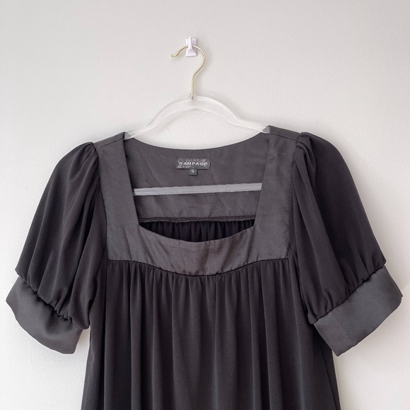 Rampage Black Shirt Dress Sz‎ S - Picture 5 of 7